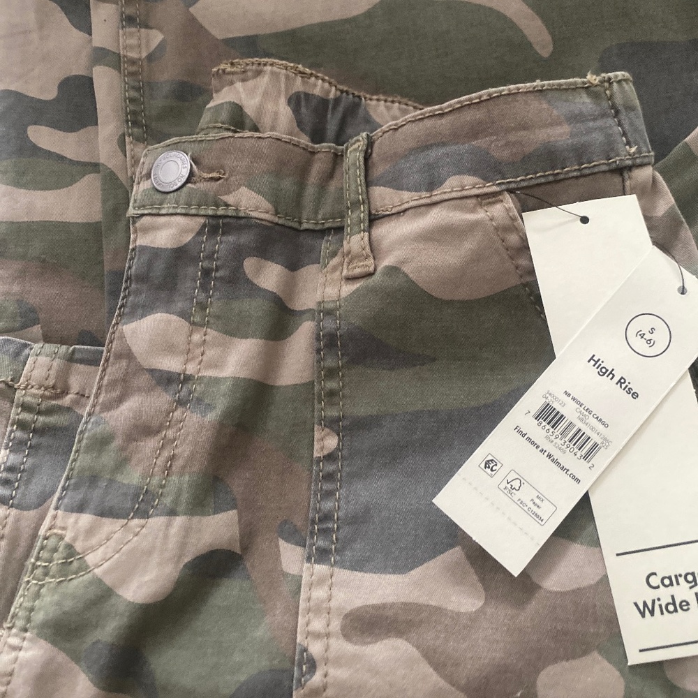No Boundaries Wide Leg Camo pants